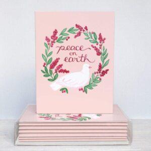 Peace On Earth Christmas Card - Set Of 10