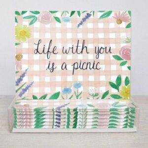 Life's A Picnic Greeting Cards - Set Of 10