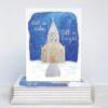 Silent Night Christmas Card - Set Of 10