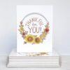 Thankful For You Thanksgiving Card Set Of 10