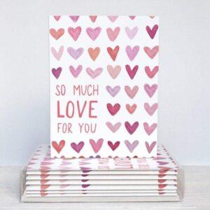 So Much Love For You Cards - Set Of 10
