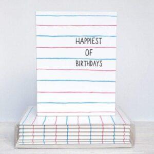 Happiest Of Birthdays Cards - Set Of 10