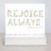 Rejoice Always Greeting Cards - Set Of 10