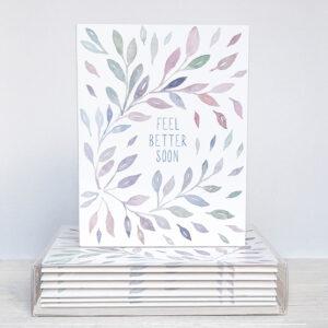 Feel Better Soon Cards - Set Of 10