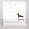 Dachshund Greeting Cards - Set Of 10