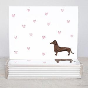 Dachshund Greeting Cards - Set Of 10