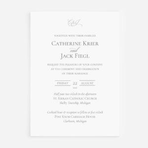 Catherine Wedding Invitations