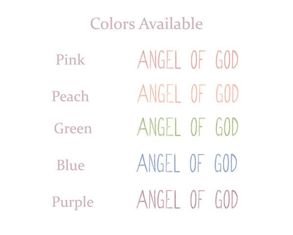 Guardian Angel Prayer Watercolor Art Print - Image 6
