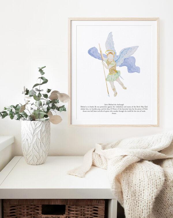 Saint Michael Archangel Art Print - Image 2