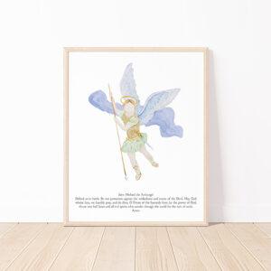 Saint Michael Archangel Art Print