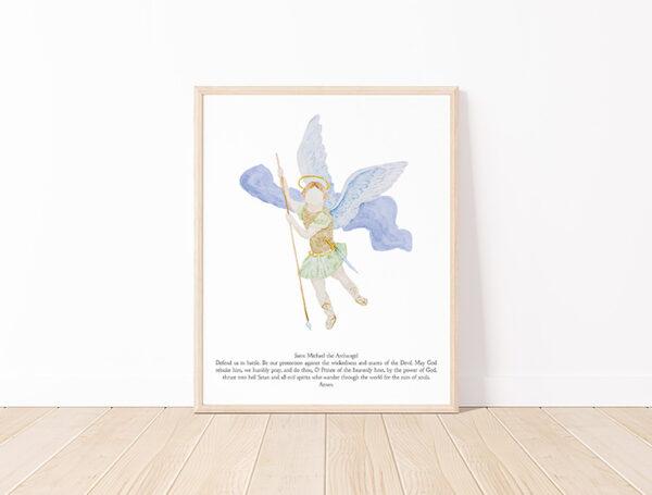 Saint Michael Archangel Art Print