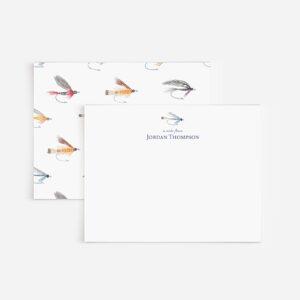 Fishing Lures Personalized Stationery Set