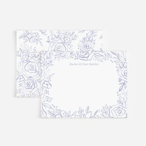 Elegant Roses Personalized Stationery Set