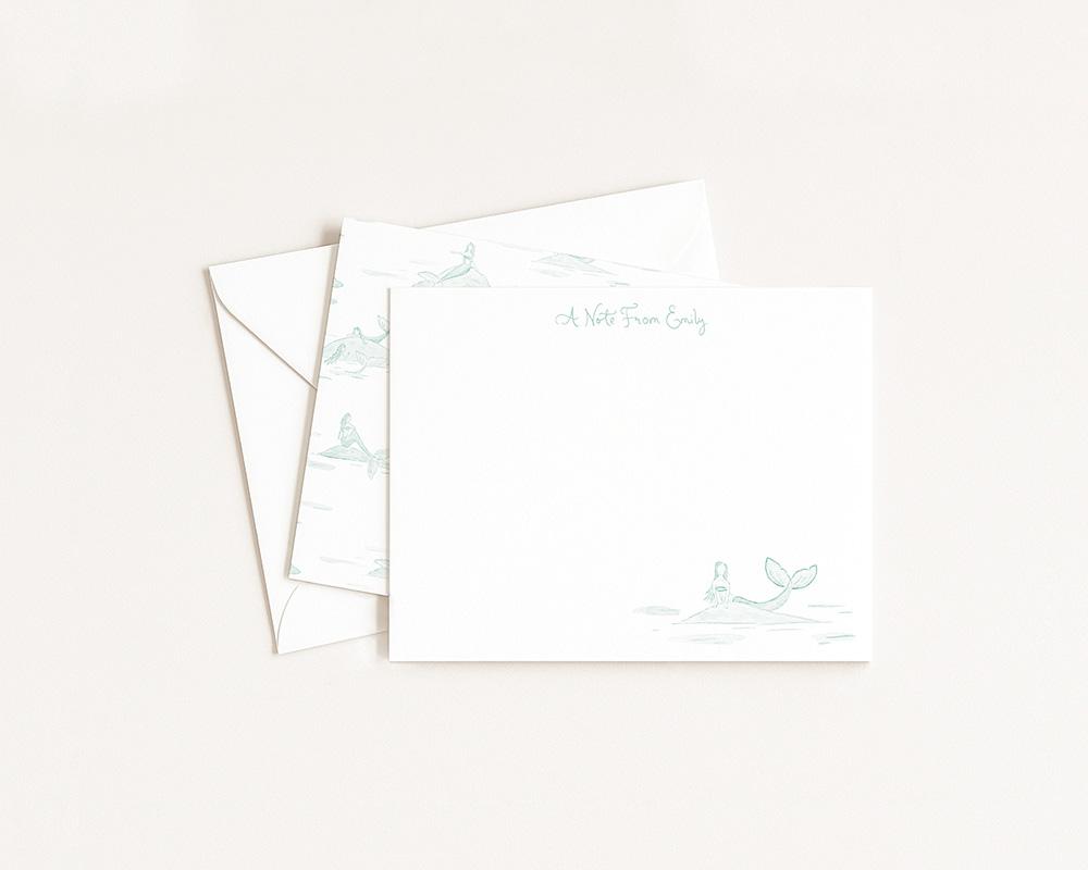 Mermaids Personalized Stationery Set - Image 3