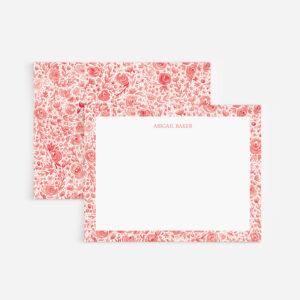 Tiny Watercolor Flowers Personalized Stationery Set