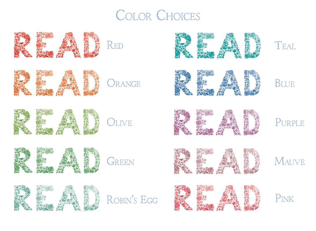 Read More Books Floral Watercolor Library Art Print - Image 5