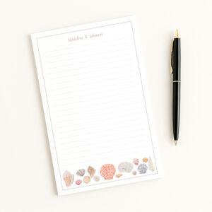 Seashells Personalized Notepad