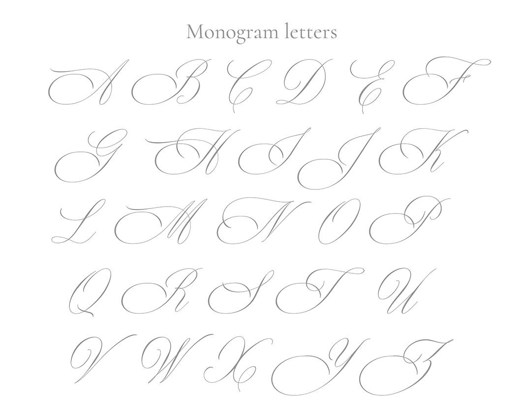 Monogrammed Stationery Set With Watercolor Background - Image 6