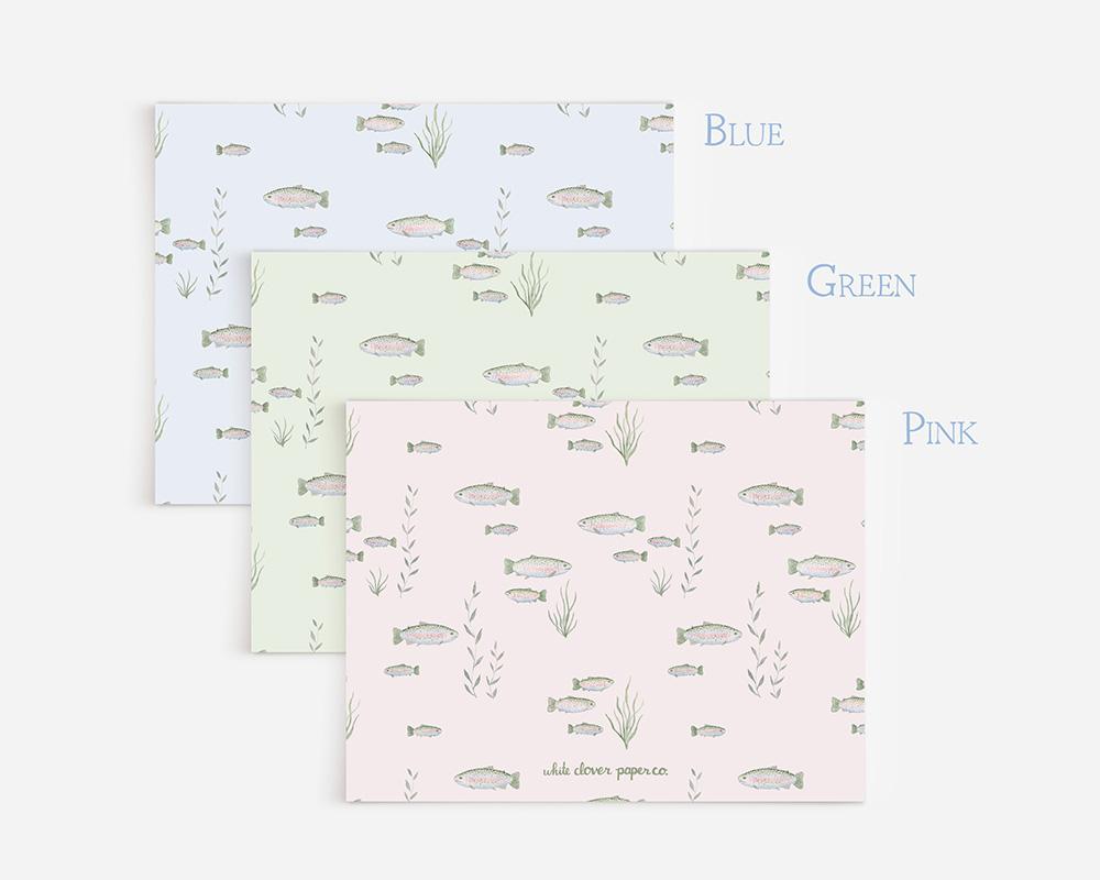 Rainbow Trout Personalized Stationery Set - Image 6