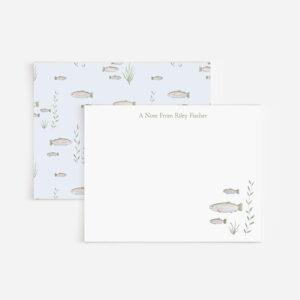 Rainbow Trout Personalized Stationery Set